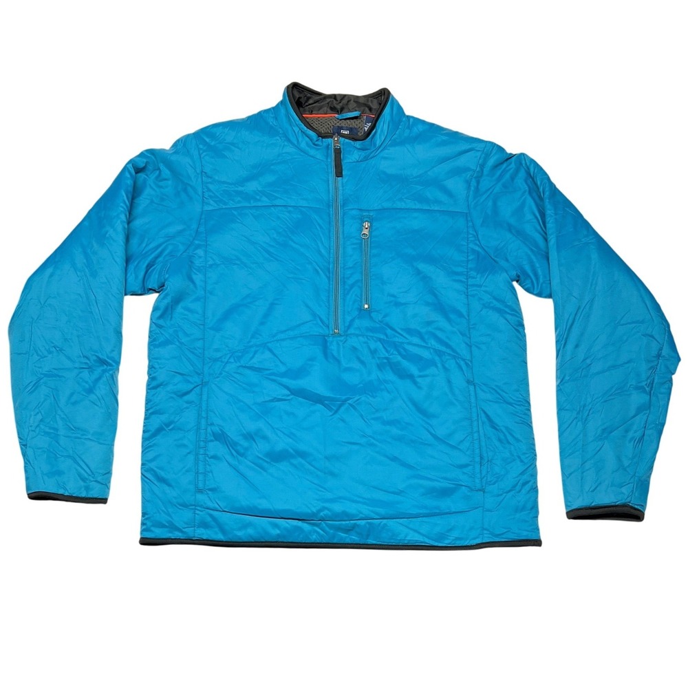 Chaps Lightweight Puffer Jacket Men's Large Blue Insulated EUC